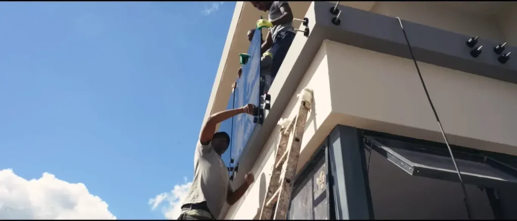 finishing construction